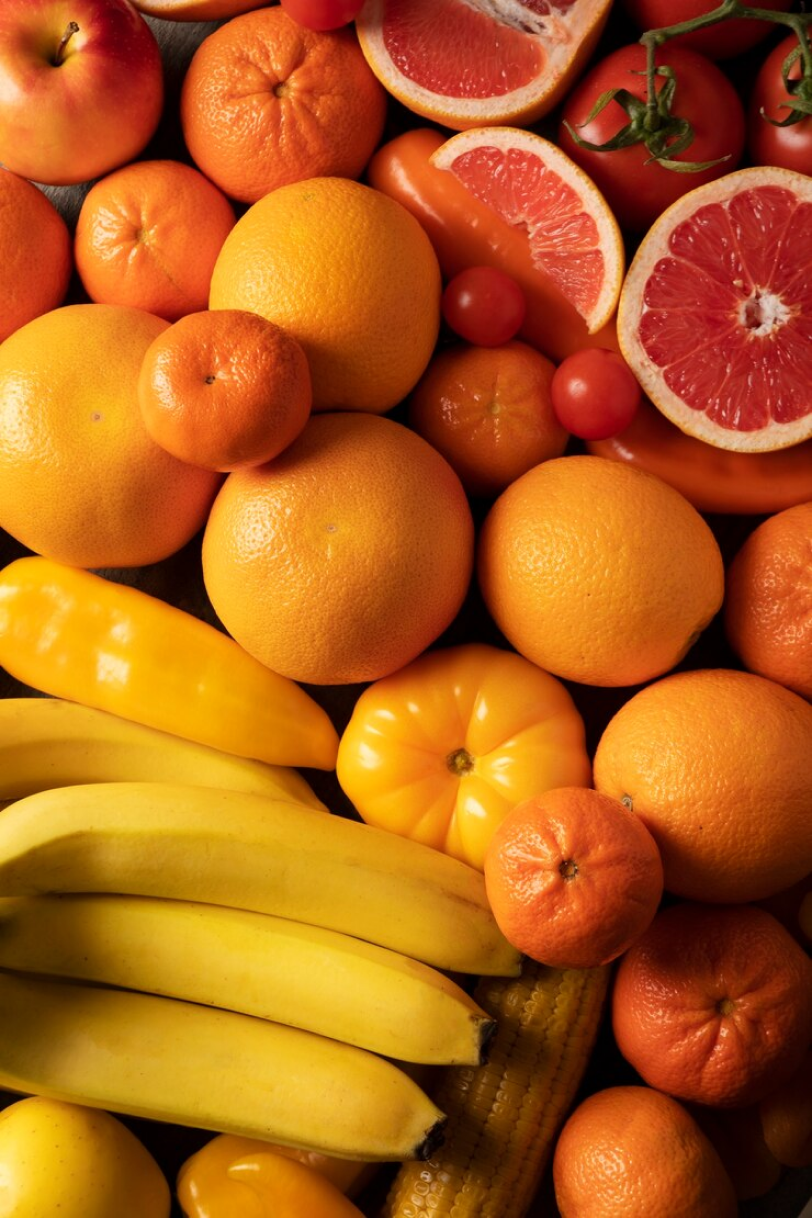 frutas naranjas